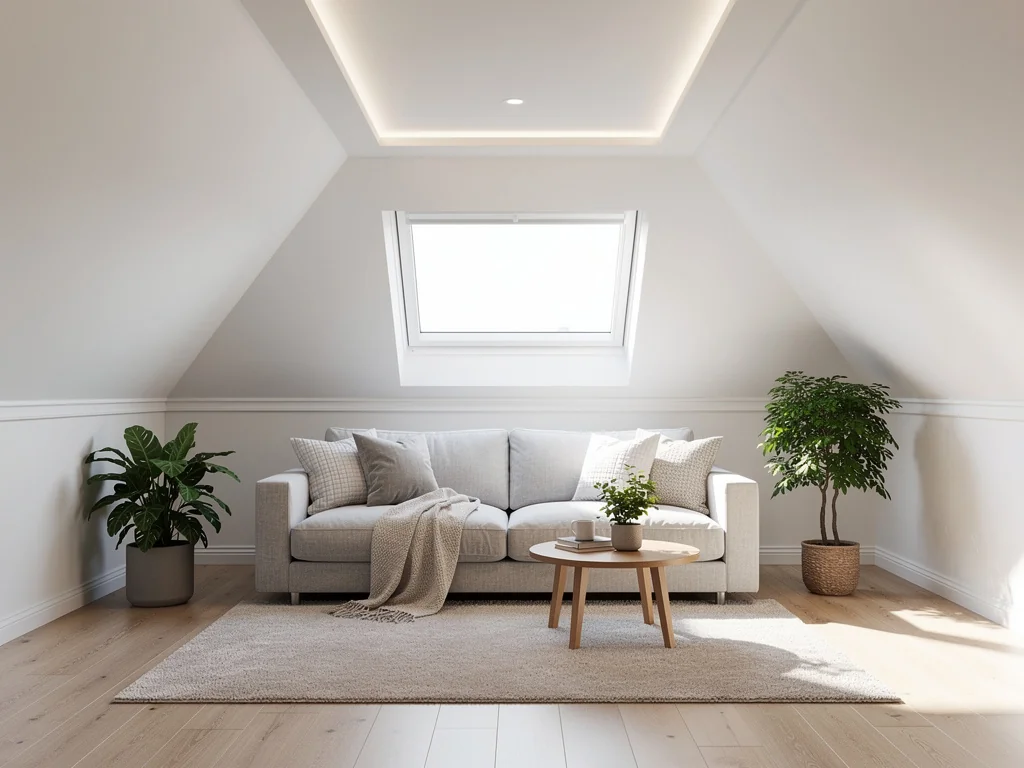 Combles aménagés et lumineux, habitables une fois l'isolation posée